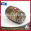 Custom design Oak shape with cross logo salt tin can