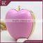New style apple shape zinc alloy clutch bag &colorful ladies evening bag