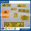 Eco-friendly screen printable heat resistant warning label for indoor banner