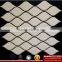 IMARK Leaf Shape Design New Design White Color Ceramic Mosaic Tile/Modern Kitchen Tile