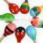 Wooden Maraca Rattles Educational Kids Musical Party Favor Child Shaker Toy