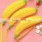 Banana Coin Bag Unisex Men Women Girls Novelty Silicone Portable Pencil Case Purse Wallet Pouch Keyring