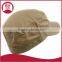 Pre curved bill smooth cotton fitted military cap