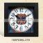 2016 MDF Design Square Wood Wall Clock (10SF03BL-217)