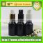 hot pack black glass spray bottle for cosmetic container