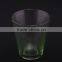 Promotion handmade drinking glass cup factory, tall and thin drinking glass cup shopping