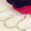 Luxury Brand Plastic Business Suit Hanger With Velvet