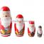 Wooden craft nesting doll home decoration items