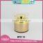 gold aluminum and plastic cosmetic packaging cream jar, 10g 30g 50g plasitc jar