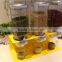 Three Storage Bucket Design Silver Yellow Orange 6L Chocolate Storage Jars