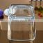 72oz Glass vase flower container square shaped