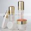 30/60/100ml diamond top flat acrylic cosmetic empty lotion bottles for personal care