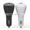 Roman R6000 Bluetooth Earphone with Car Charger 2 in 1 Noise Cancelling Headset with Microphone for Mobile Phone