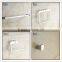 New 2016 Luxury Bathroom Design Zinc Alloy Chrome Finishing Bath Accessories Set