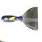 carbon steel drywall putty knife for building construction tools double color handle
