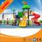 LLDPE plastic material kids outdoor playground equipment for home park and school