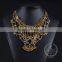 high quality crystal chunky statement necklace tin alloy fashion women pendant necklace 6390077
