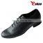 Modern men salsa dance shoes genuine leather and patent lether high quality