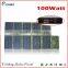 Portable wholesale market  china 100W mono solar panels for laptop