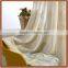 embroidered sheer cotton fabric for curtain Cortinas for home