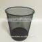 Metal mesh waste paper bin stocklots office trash can garbage basket round
