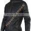 Locomotive Style Black Leather Jacket