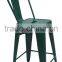 steel bar stool with backrest,height seat-from manufactory