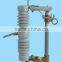 High voltage Porcelain Distribution Fuse Cutout 38KV 100A