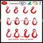 OEM/ODM various size metal s shaped hooks, aluminium snap hook