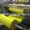 black printed yellow or red woven fabric traffic barrier
