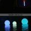 water floating outdoor multi LED lighted chrismas sphere lights with remote control