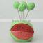 Factory Wholesale Stainless Steel Watermelon Shaped Fruit Forks with Holder