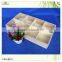 economical large original color polished paulownia wooden plate tray