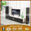 Living room furniture modern design bright MDF drawer and stainless steel base TV stand E337