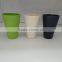 Biodegradable colorful bamboo fiber large drinking cup/mug
