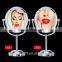 Professional led double sided makeup mirror with led light