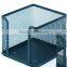 Black Metal Mesh Office Desk Note Holder