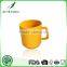 bamboo fiber mug with handle and bamboo fiber lid