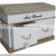 New Hand-woven Solid Wood Bathroom Modern Shoe Cabinet