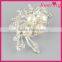 Wholesale Elegant Flower Bulk Pearl Rhinestone Brooch for Decoration WBR-1659