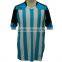 high-quality classic blue and white soccer uniforms
