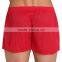 2015 fashionable wholesale plain red boxer shorts woven mens boxer shorts