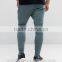 Top Quality Cotton Fleece Skinny Joggers in Green Blank Mens Joggers Paneled Jogger Pants Tapered Fit Sweatpants Wholesale