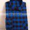 best selling cheap cotton linen red blue plaid tartan flannel shirts