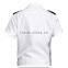 Poly-Cotton White Security Short Sleeve Guard Shirts with Bow Tie