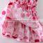 Sleeveless kid girl dress girl boutique dress