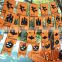 Nonwovens Flags Halloween Decor Accessary Garlands Banner Bunting Party Bat Pumpkin Spider designs