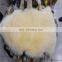 High quality palomino Australia sheep fur backrest fur cushion cover rug