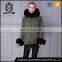 Winter fur coat for women sale black coat with fur collar and cuffs
