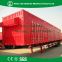 Strong Box Utility Trailer With Corrugated Steel Plate Or Flat Type Steel Plate Box Shell Box Trailer
